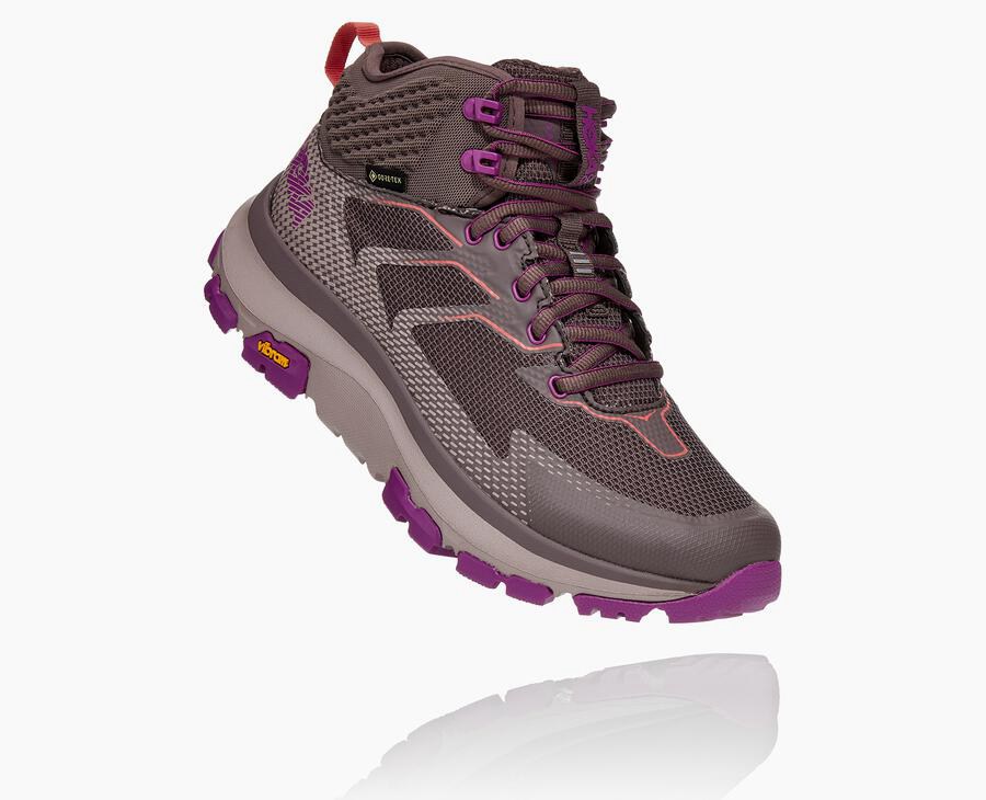 Hoka Toa Gore-Tex - Women's Hiking Boots - Purple - UK 756ETDJVW